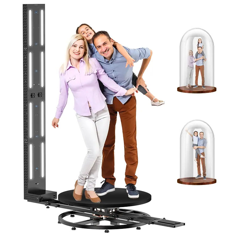 360-degree rotating full-body 3D scanner