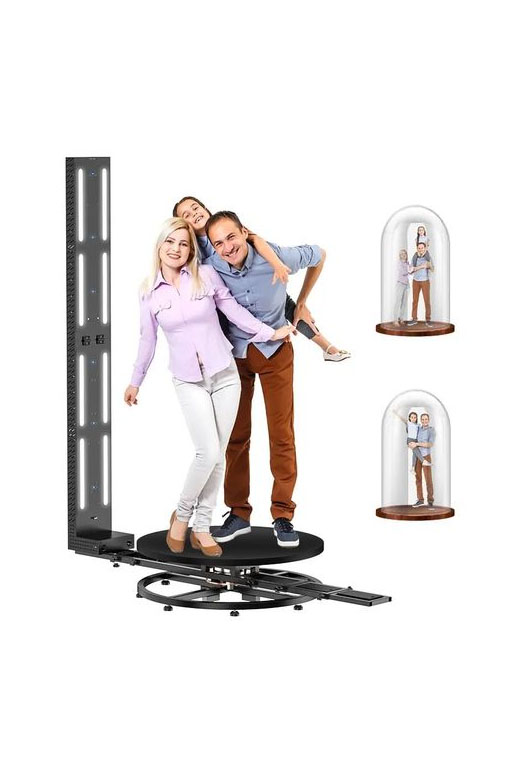 360-degree rotating full-body 3D scanner